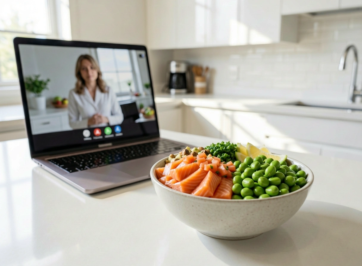 Sesión de nutrición online