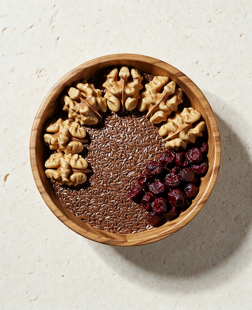 Variedad de frutos secos y semillas